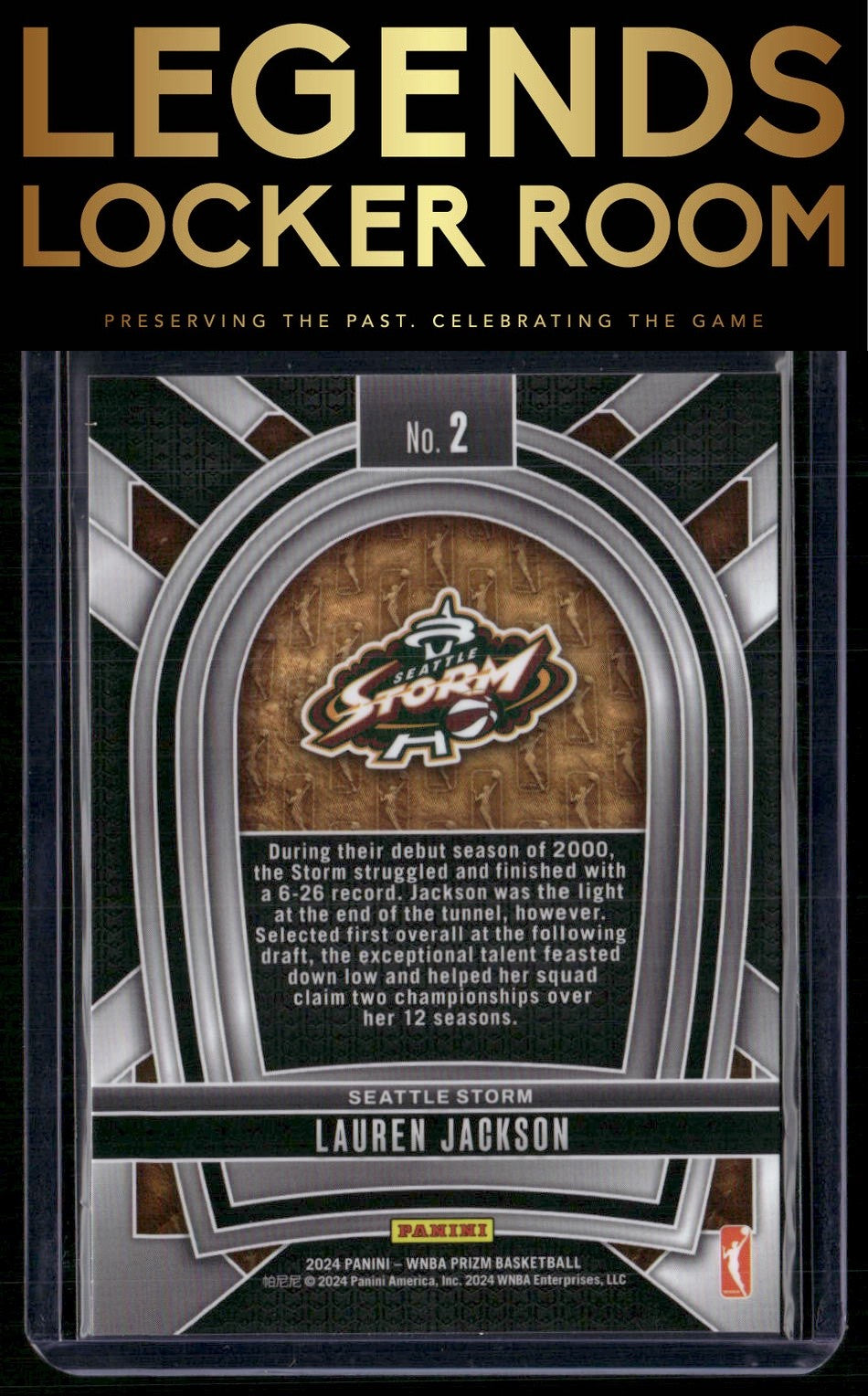 2024 Panini Prizm WNBA #2 Lauren Jackson Pioneers