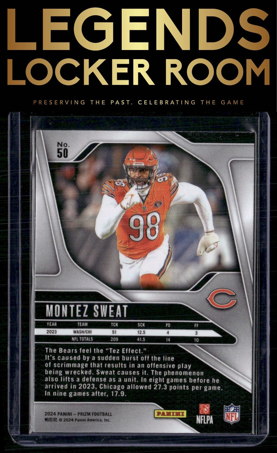 2024 Panini Prizm #50 Montez Sweat