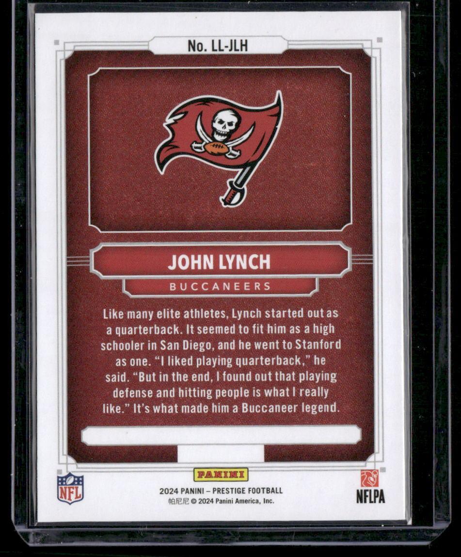 2024 Panini Prestige #LL-JLH John Lynch Living Legends