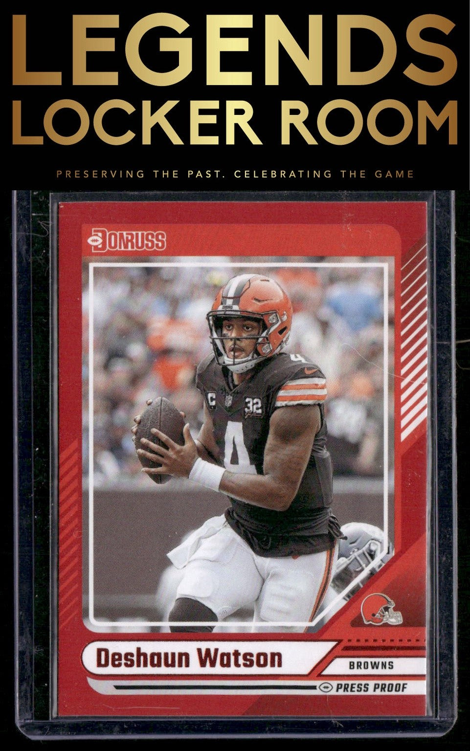 2024 Donruss #40 Deshaun Watson Press Proof Red