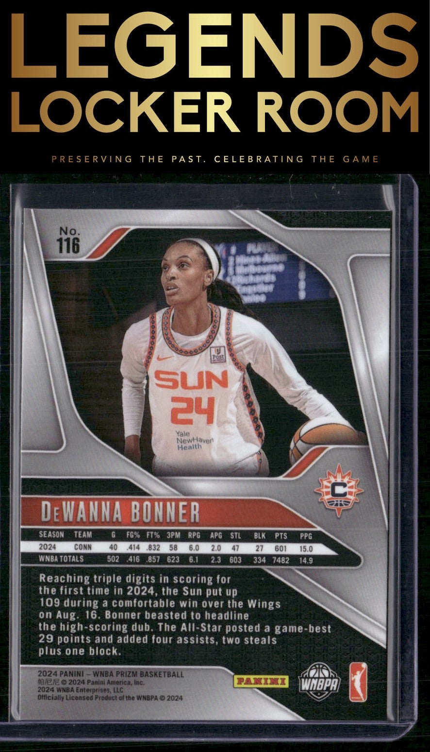 2024 Panini Prizm WNBA #116 DeWanna Bonner