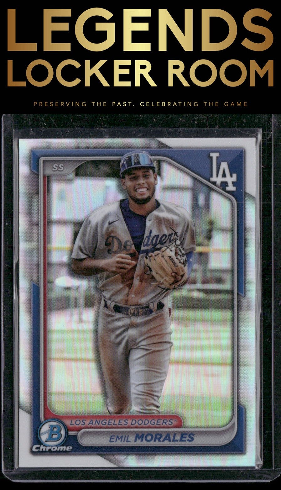 2024 Bowman Draft #BDC-113 Emil Morales Chrome Refractor