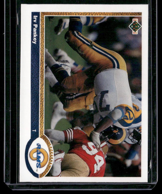 1991 Upper Deck #497b Irv Pankey