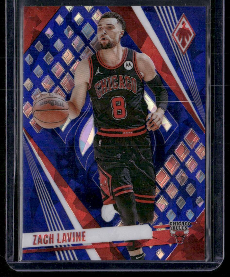 2023-24 Panini Phoenix #84 Zach LaVine Phoenix Blue Ice