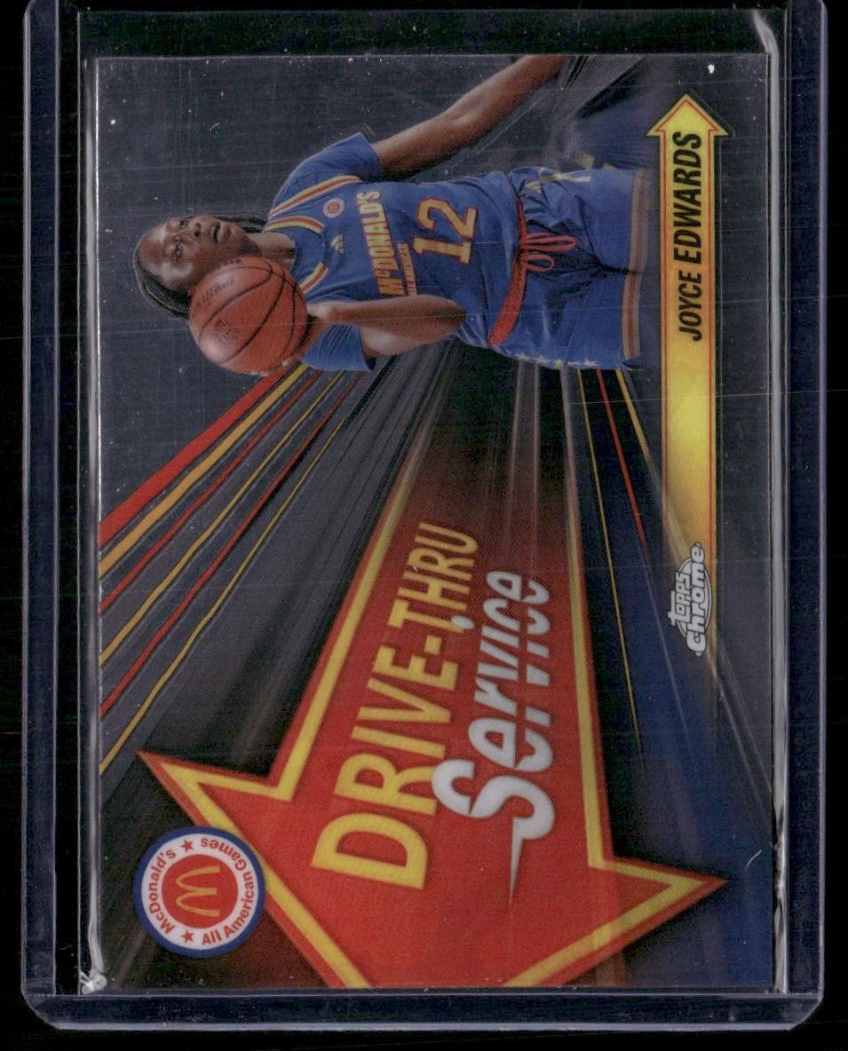 2024 Topps Chrome McDonald's All-American Joyce Edwards Drive Thru Service