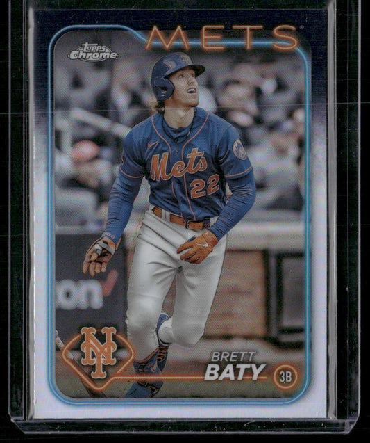 2024 Topps Chrome #17 Brett Baty Refractors