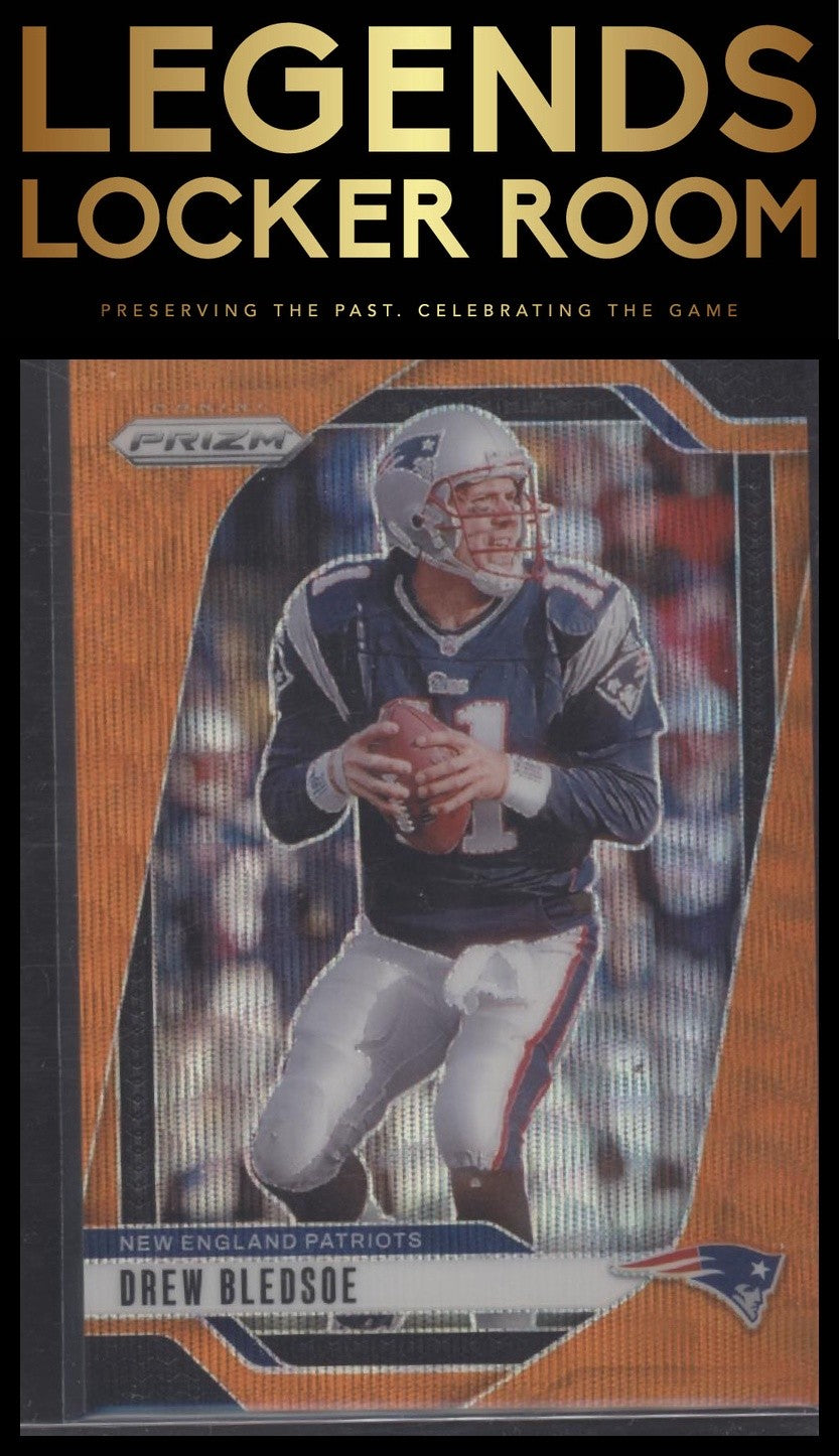 2024 Panini Prizm #200 Drew Bledsoe Orange Wave #/60