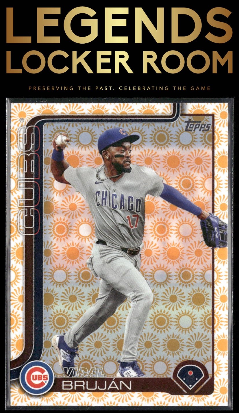 2025 Topps #390 Vidal Bruján Holiday Sun