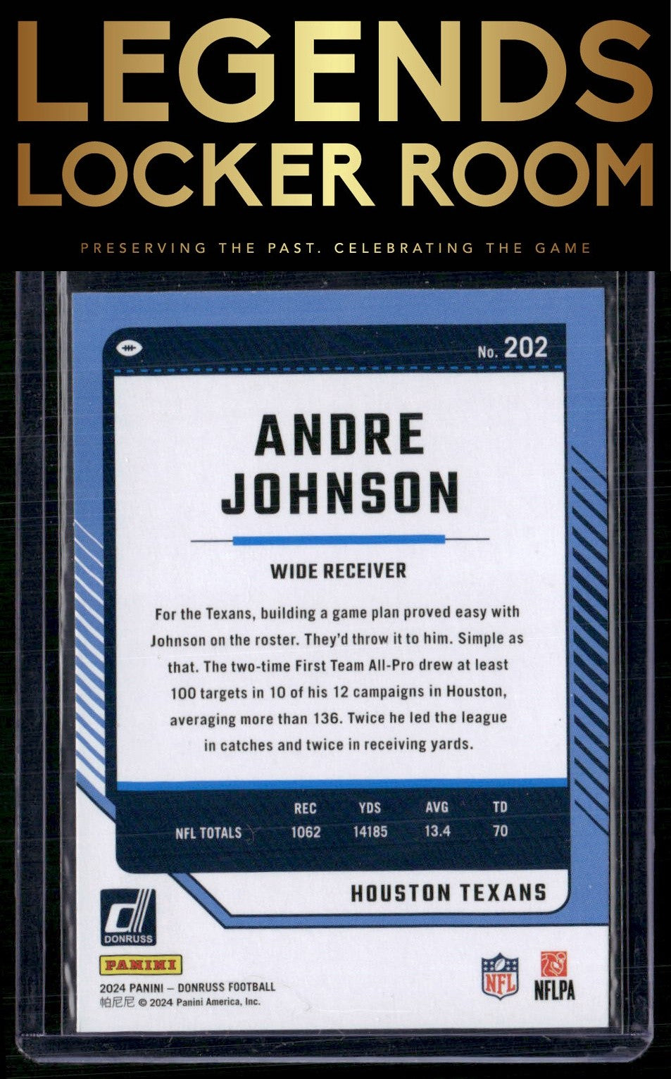 2024 Donruss #202 Andre Johnson