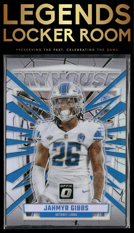 2023 Donruss Optic #9 Jahmyr Gibbs My House!