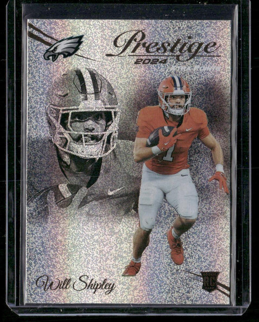 2024 Panini Prestige #389 Will Shipley Galaxy Xtra Points