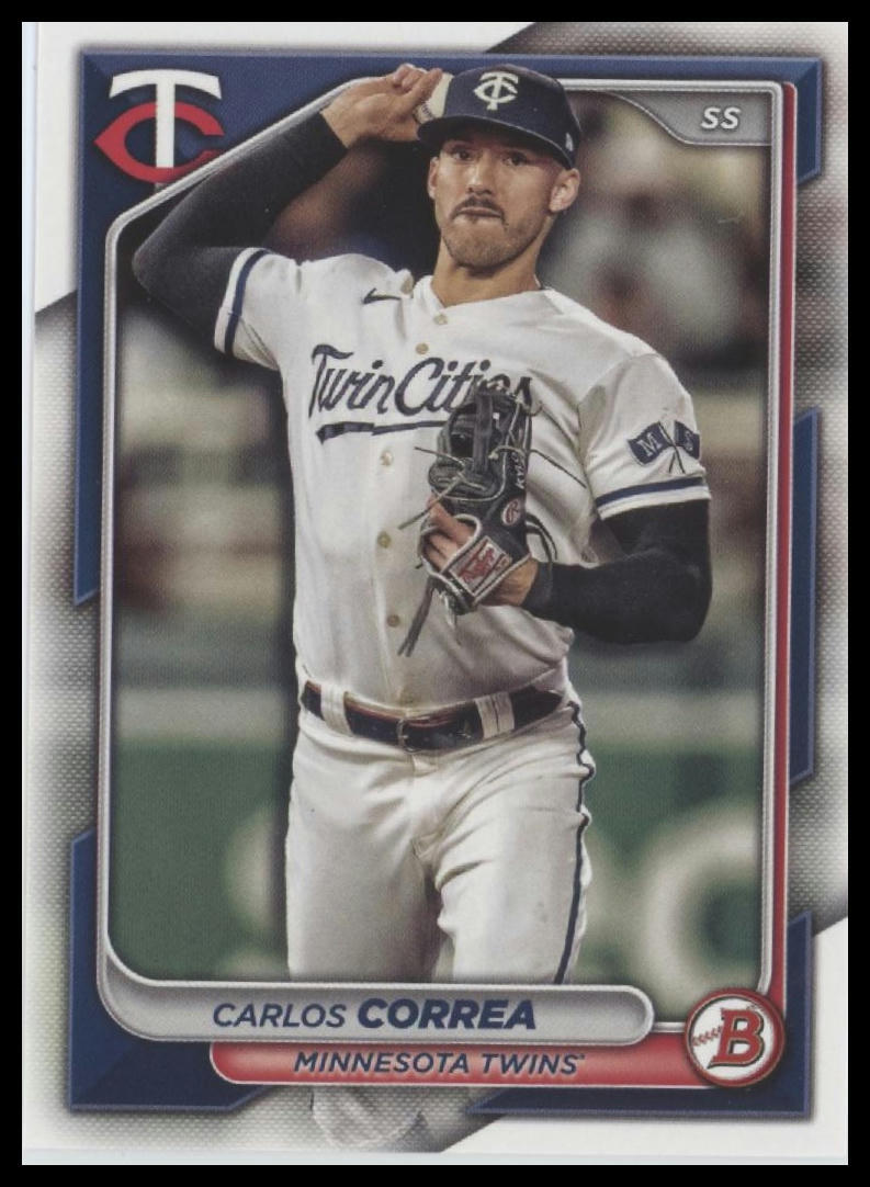 2024 Bowman #23 Carlos Correa