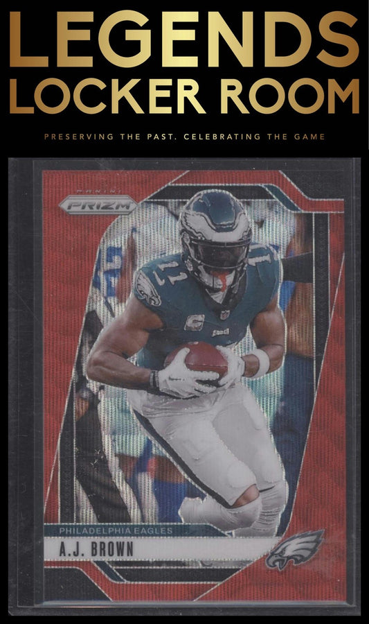 2024 Panini Prizm #233 A.J. Brown Red Wave #/149