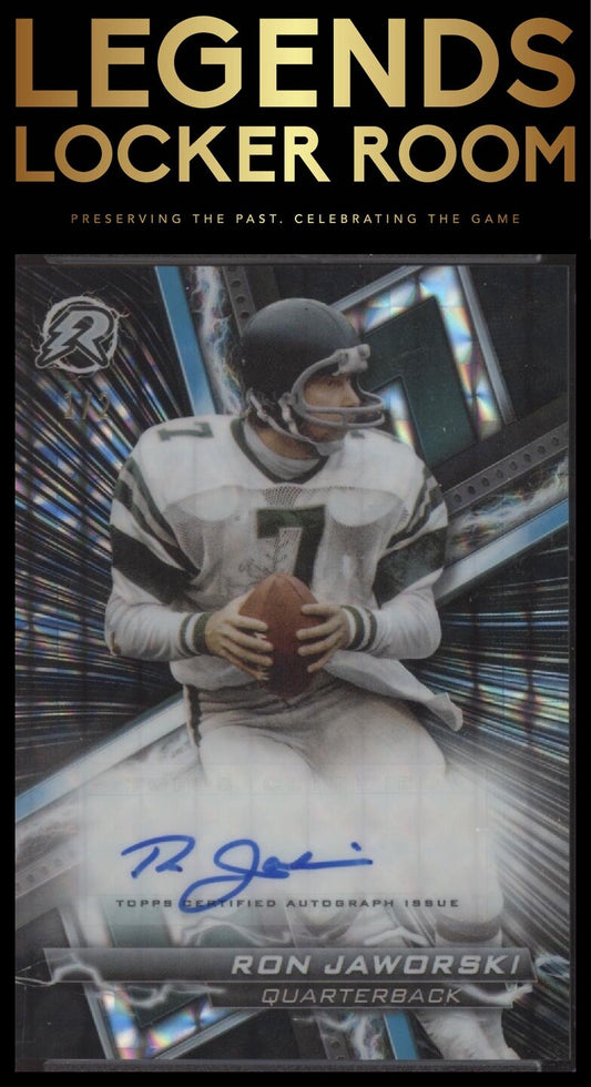2023 Topps Composite Ron Jaworski Resurgence Signatures Black #/2