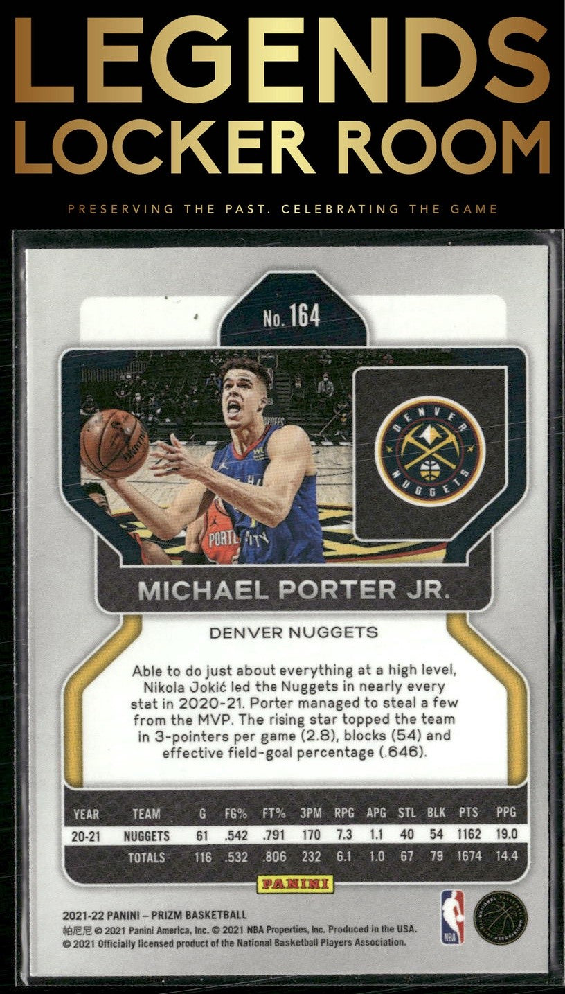 2021-22 Panini Prizm #164 Michael Porter Jr.