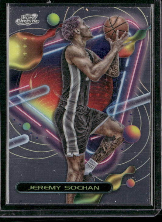 2023-24 Topps Chrome Cosmic #111 Jeremy Sochan