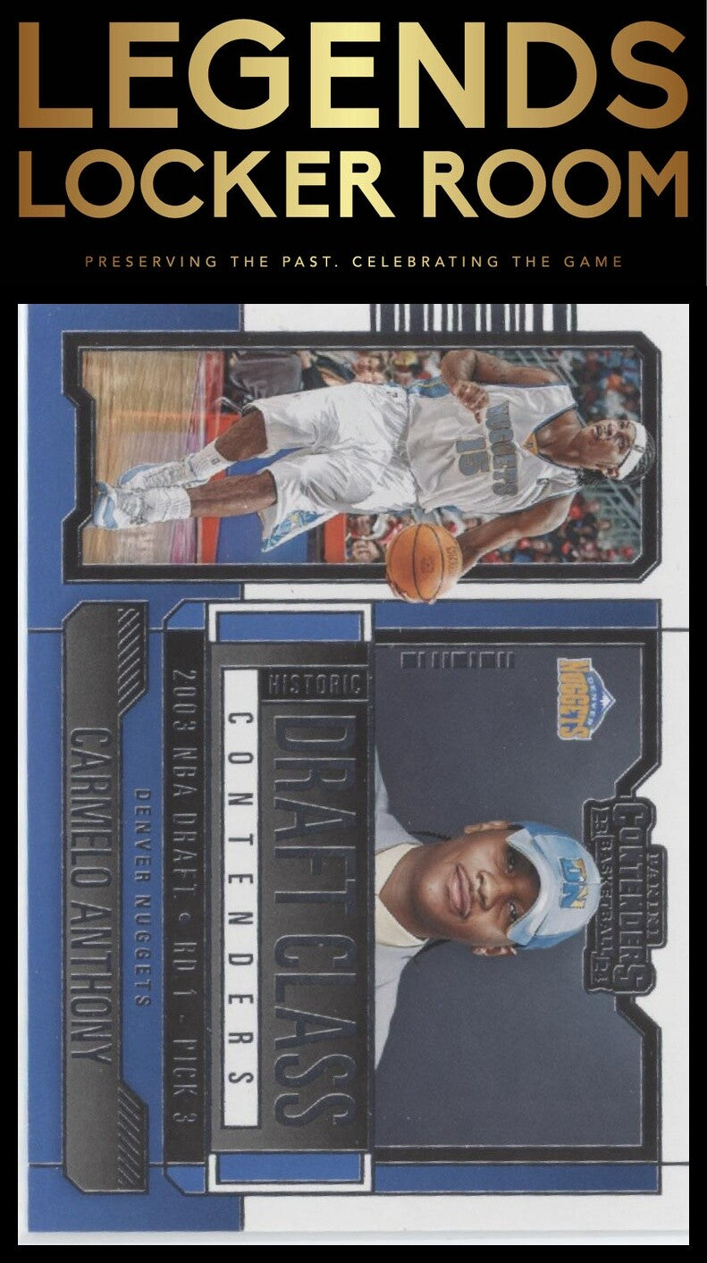 2023 Panini Contenders Carmelo Anthony Historic Draft Class Contenders