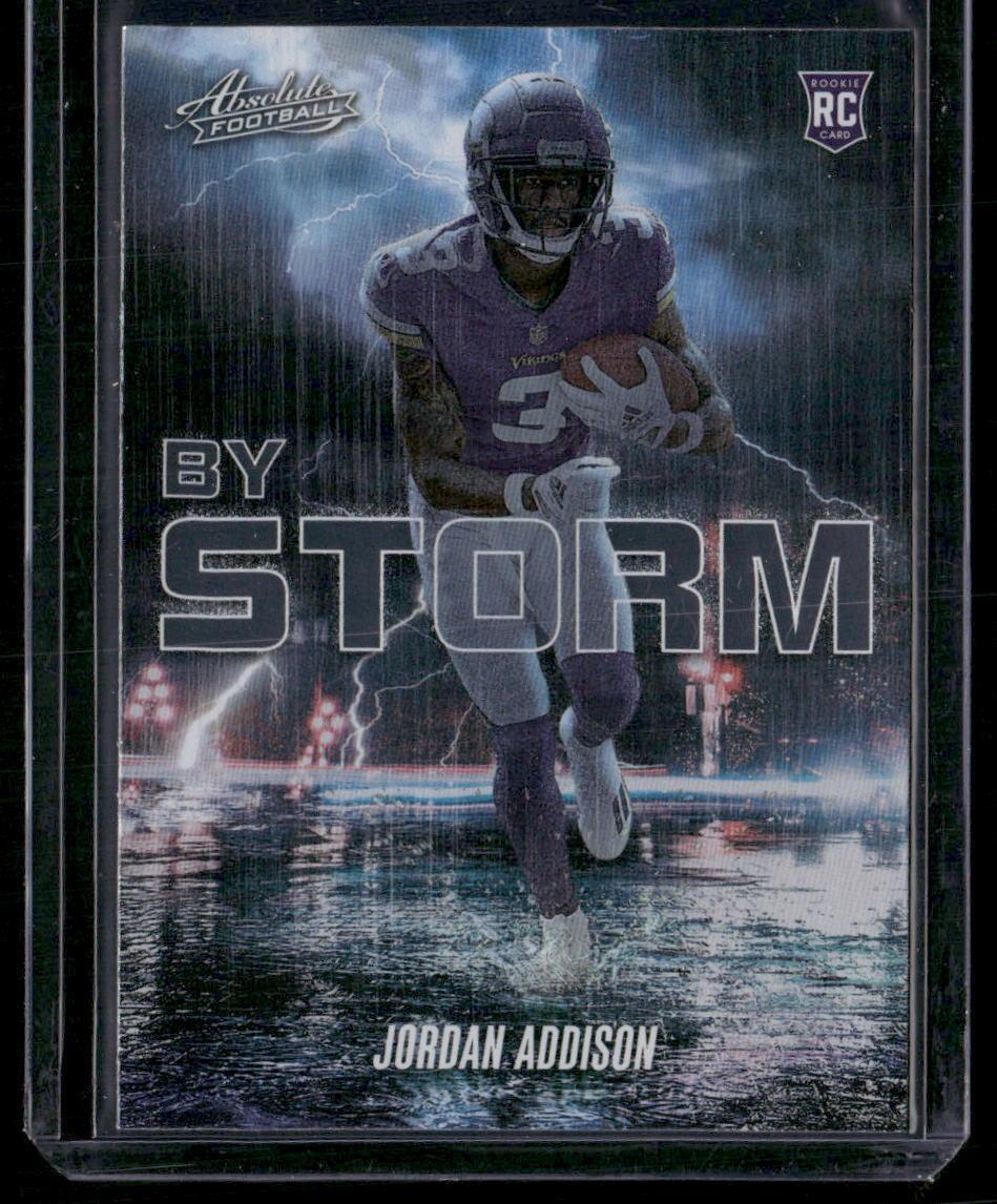 2023 Panini Absolute #BST-12 Jordan Addison By Storm