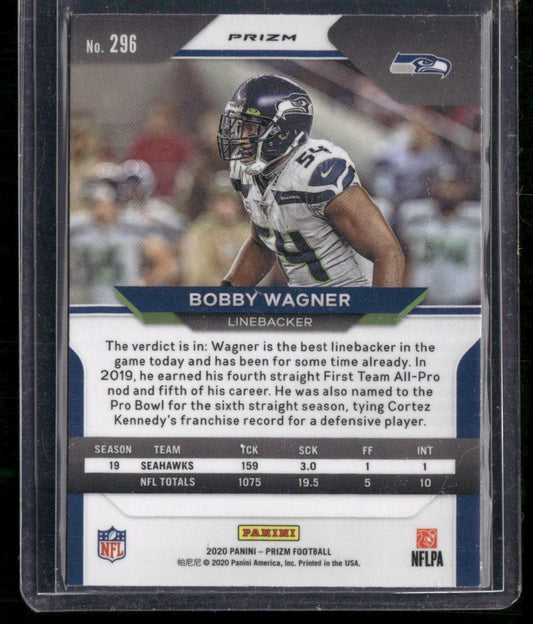 2020 Panini Prizm #296 Bobby Wagner Neon Green Pulsar