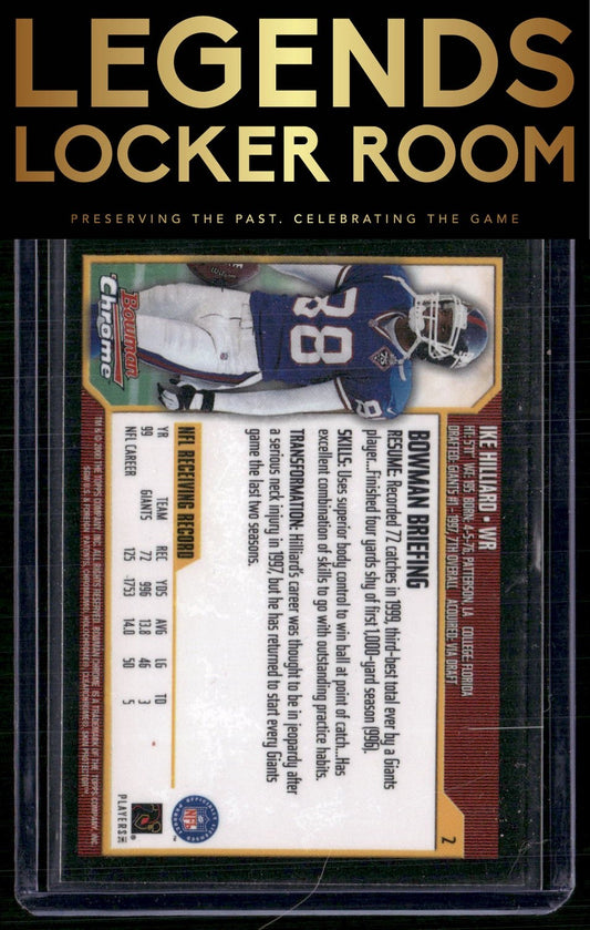2000 Bowman Chrome #2 Ike Hilliard