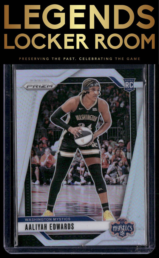 2024 Panini Prizm WNBA #70 Aaliyah Edwards Silver Prizms