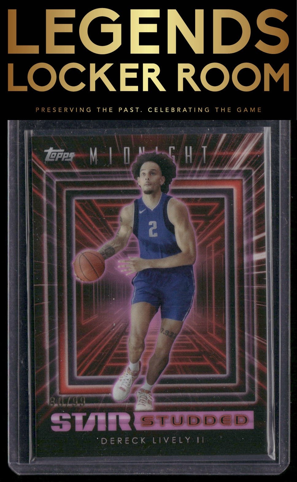 2023-24 Topps Midnight #SS-28 Dereck Lively II Star Studded /99