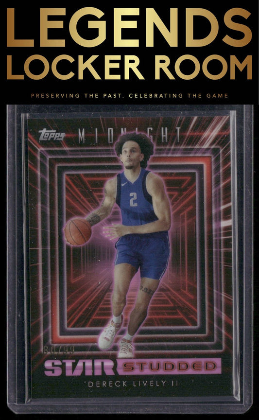 2023-24 Topps Midnight #SS-28 Dereck Lively II Star Studded /99