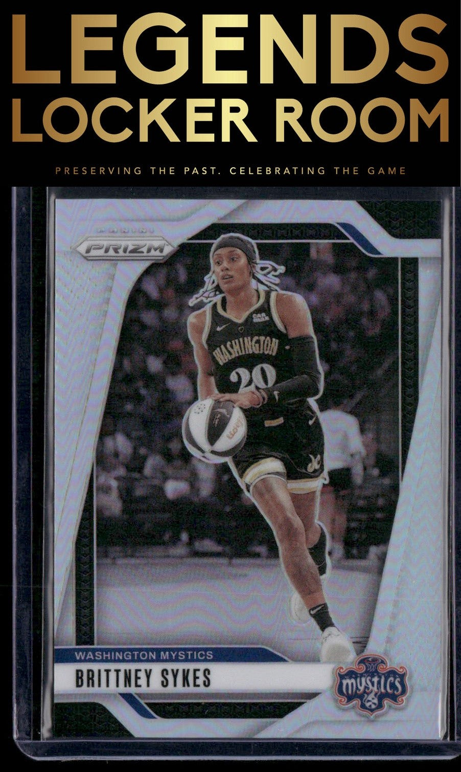 2024 Panini Prizm WNBA #80 Brittney Sykes Silver Prizms