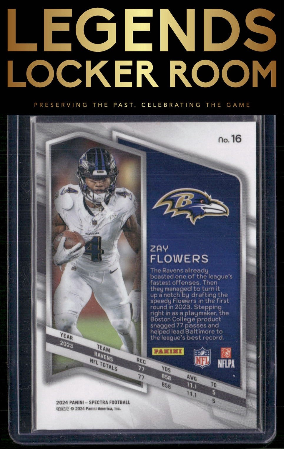 2024 Panini Spectra #16 Zay Flowers