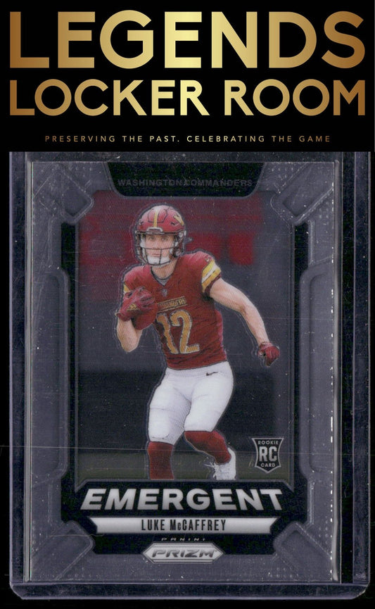 2024 Panini Prizm #14 Luke McCaffrey Emergent
