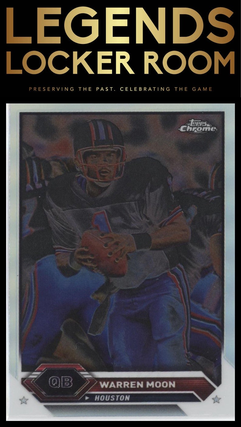 2023 Topps Composite #32 Warren Moon Topps Chrome Negative Refractor
