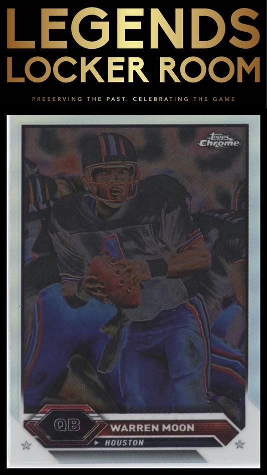 2023 Topps Composite #32 Warren Moon Topps Chrome Negative Refractor