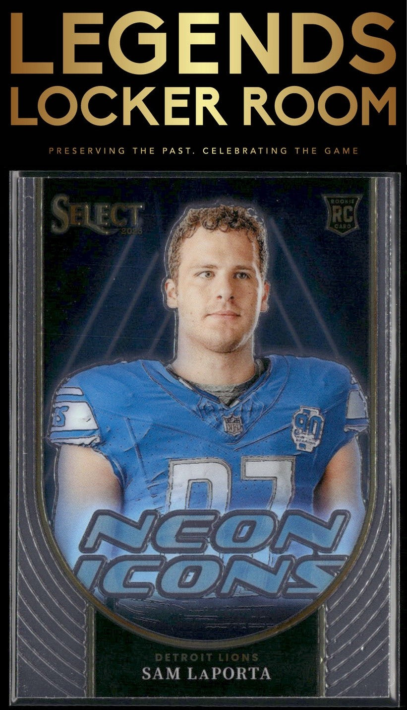 2023 Panini Select #NI-SLA Sam LaPorta Neon Icons