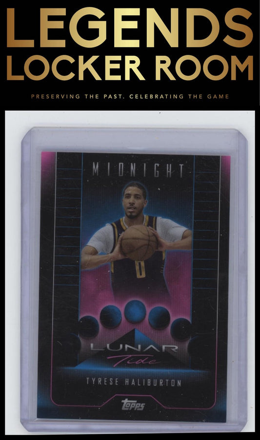 2023-24 Topps Midnight #LT-8 Tyrese Haliburton Lunar Tide