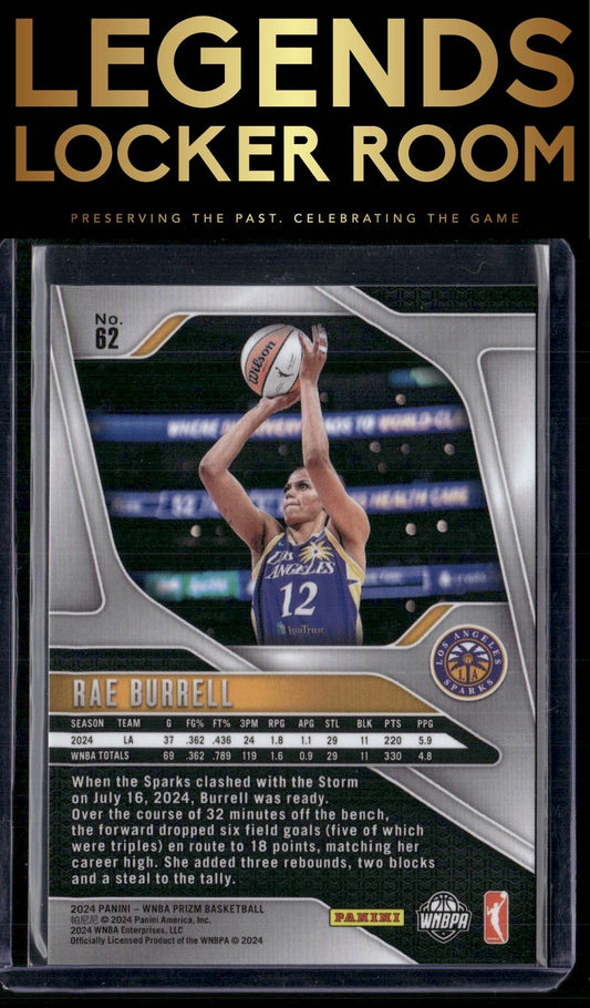 2024 Panini Prizm WNBA #62 Rae Burrell