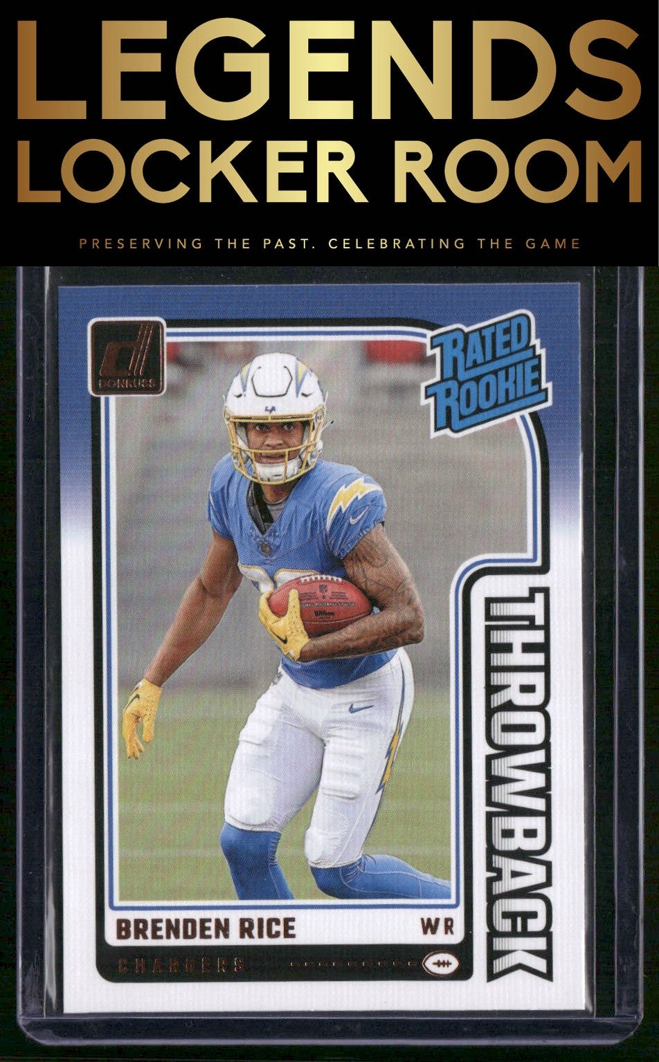 2024 Donruss #22 Brenden Rice Rated Rookies Throwback