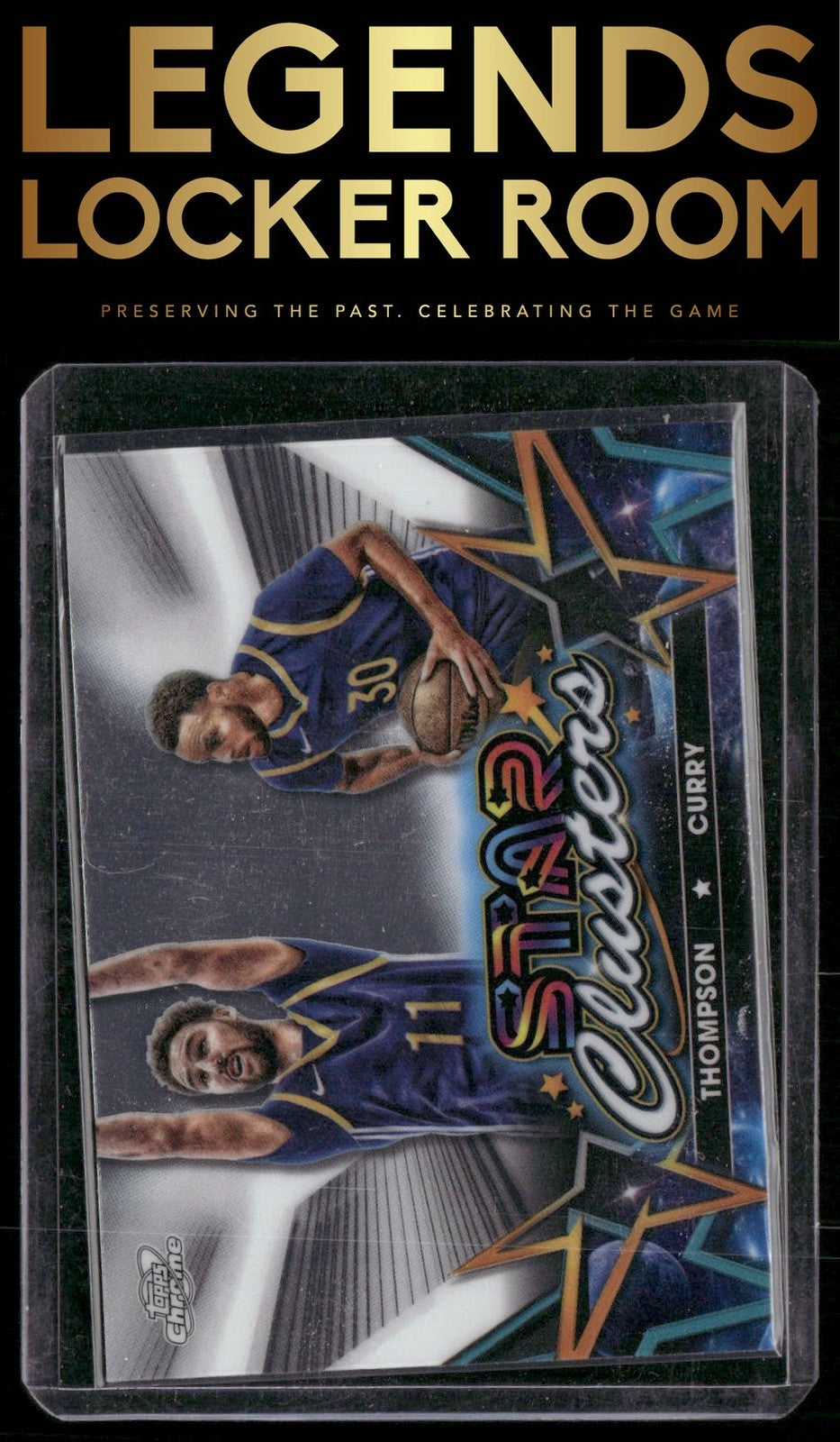 2023-24 Topps Chrome Cosmic #SC-3 Klay Thompson / Stephen Curry Star Clusters