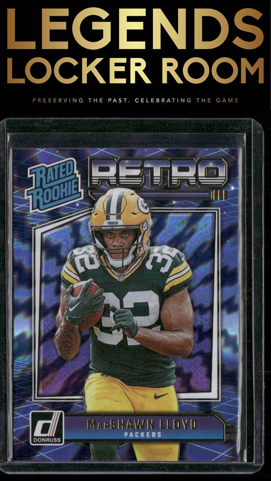 2024 Donruss #15 MarShawn Lloyd Rated Rookies Retro