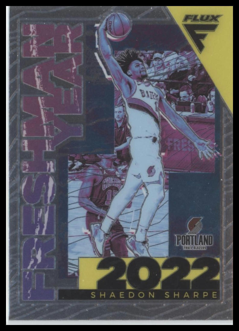 2022-23 Panini Flux #5 Shaedon Sharpe Freshman Year