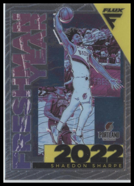 2022-23 Panini Flux #5 Shaedon Sharpe Freshman Year