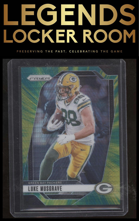 2024 Panini Prizm #105 Luke Musgrave Hyper #/180
