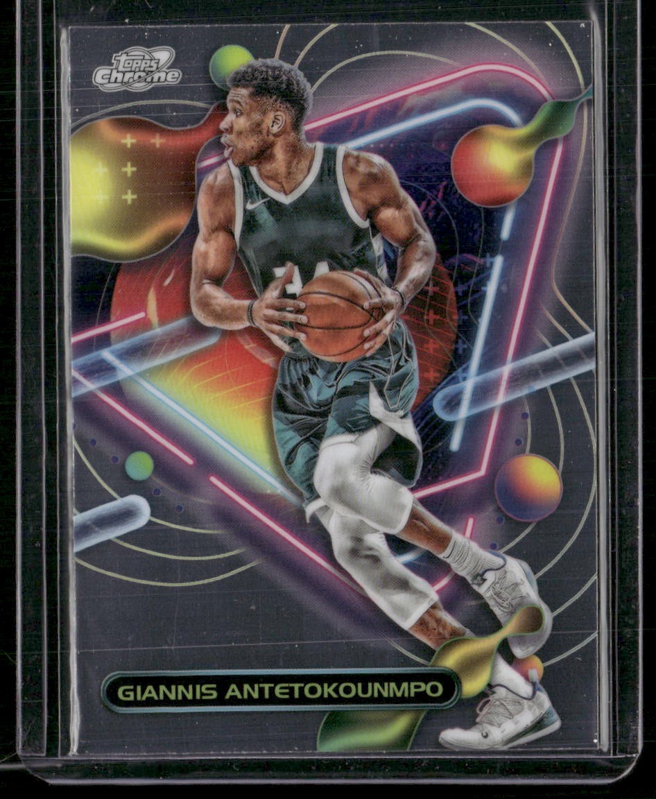 2023-24 Topps Chrome Cosmic #27 Giannis Antetokounmpo