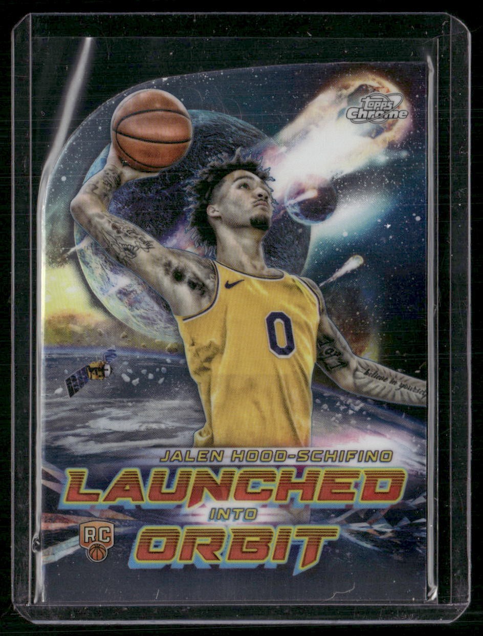 2023-24 Topps Chrome Cosmic #LIO-9 Jalen Hood-Schifino Launched Into Orbit