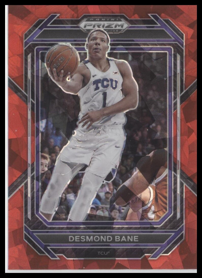 2023 Panini Prizm Draft Picks #90 Desmond Bane Red Ice