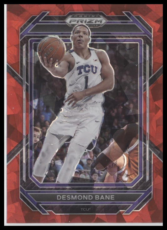 2023 Panini Prizm Draft Picks #90 Desmond Bane Red Ice