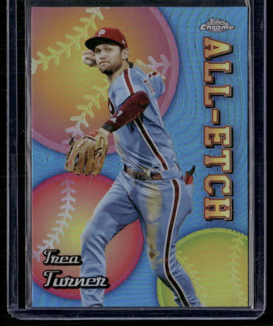 2024 Topps Chrome #CAE-11 Trea Turner Chrome All-Etch