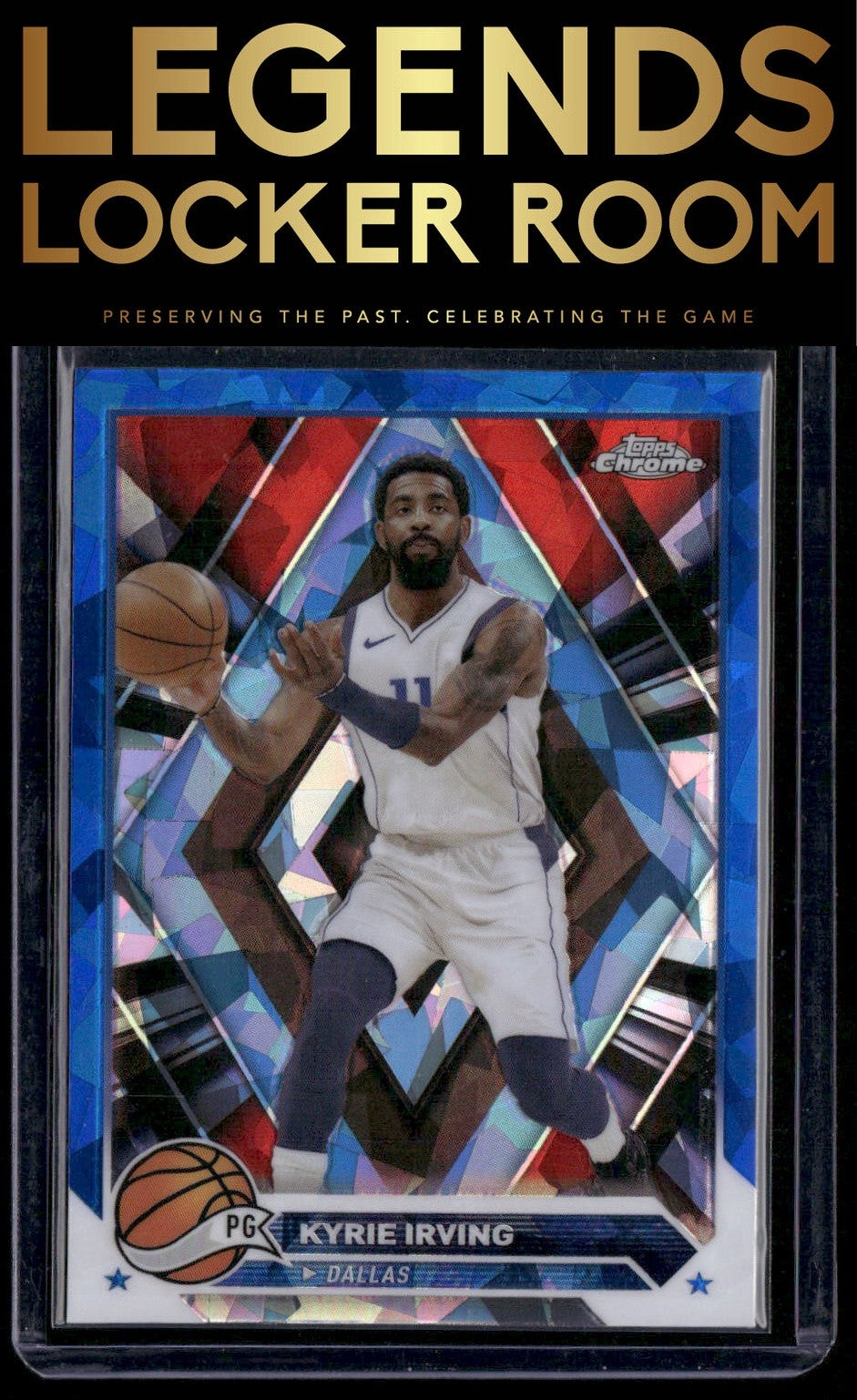 2023-24 Topps Chrome Sapphire #3 Kyrie Irving