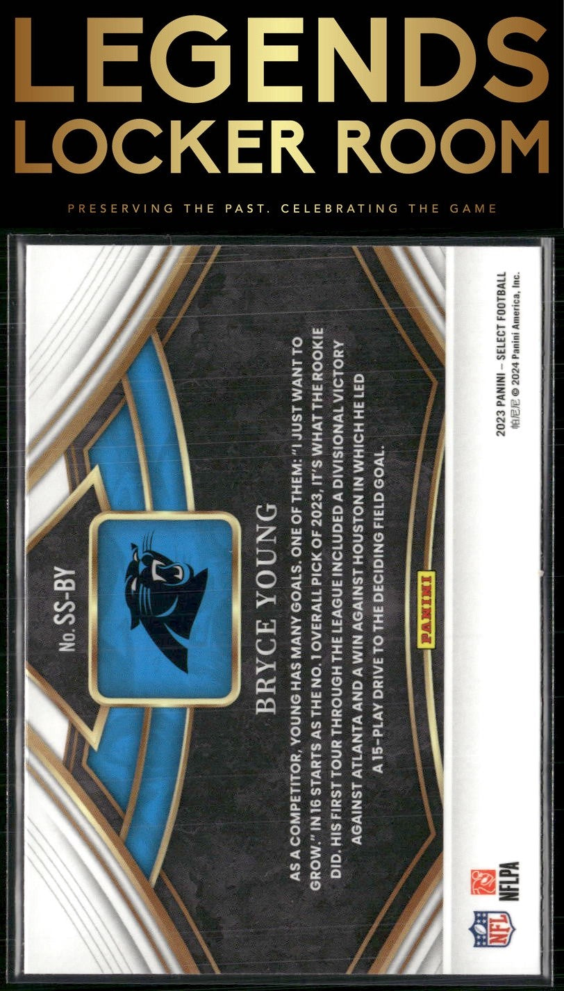 2023 Panini Select #SS-BY Bryce Young Snapshots