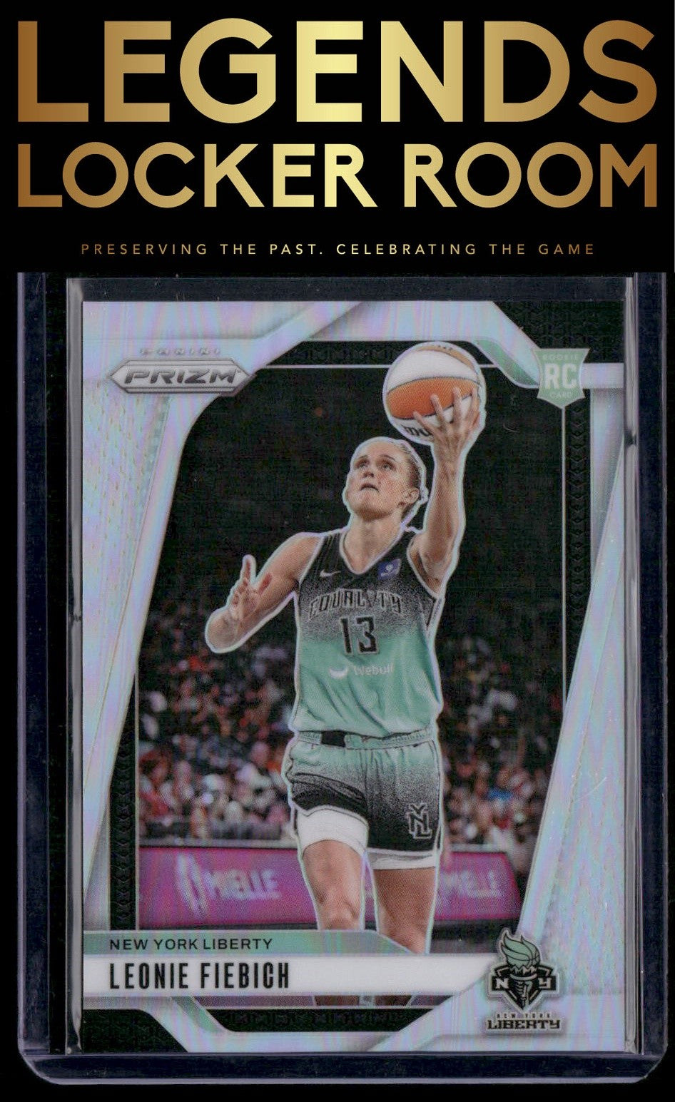 2024 Panini Prizm WNBA #30 Leonie Fiebich Silver Prizms