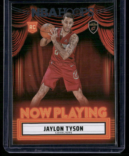 2024-25 Hoops #26 Jaylon Tyson Now Playing